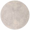 vidaXL Indoor Rug GALATI Beige &Oslash; 200 CM Polyester