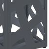 vidaXL Umbrella Stand Anthracite 15.5 x 15.5 x 49 cm Metal
