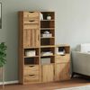 vidaXL Side Cabinets 5 pcs ODDA 40x24x79 cm Solid Wood Pine