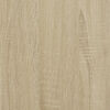 vidaXL Highboard Sonoma Oak 50x42.5x185 cm Engineered Wood