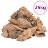 vidaXL Lava Stones 25 kg Brown 1-10 cm