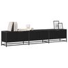 vidaXL TV Units 2 pcs Black Oak 210 x 35 x 41 cm Engineered wood