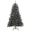 vidaXL Artificial Christmas Tree with 150 LEDs with Stand Green 150 cm