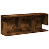 vidaXL Wall Cabinet 80x20x30 cm Smoked Oak Engineered Wood