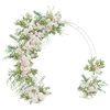vidaXL Wedding Arch White 223 x 45 x 201 cm Steel