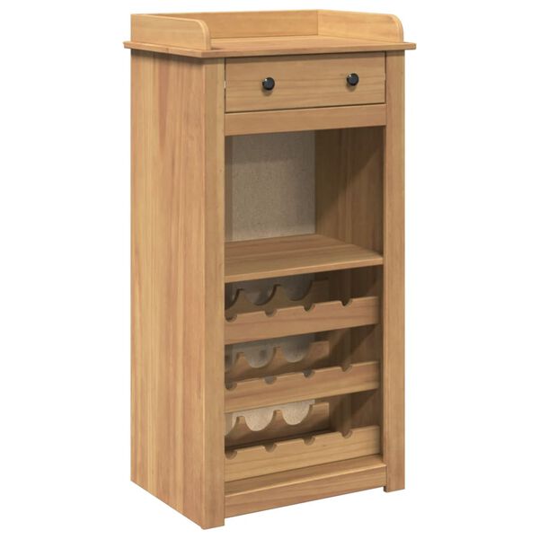vidaXL Wine Cabinet PANAMA 57x40x111.5 cm Solid Wood Pine