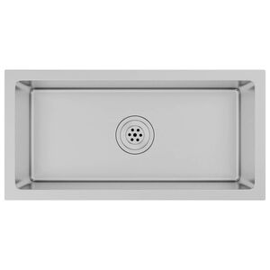 vidaXL Handmade Kitchen Sink Stainless Steel