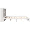 vidaXL Bookcase Bed without Mattress White 140x190cm Solid Wood Pine