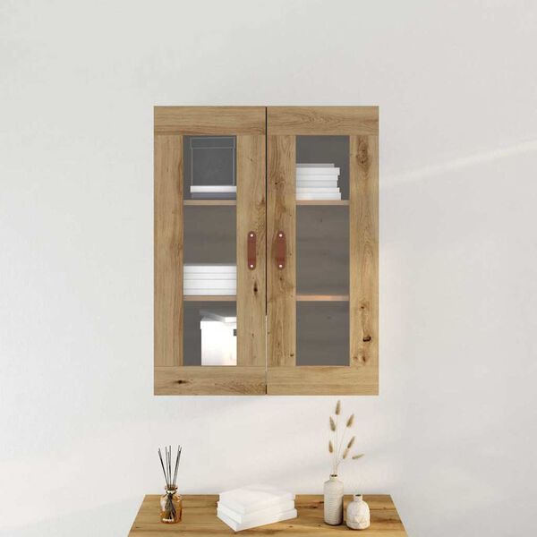 vidaXL Wall Cabinet Artisan Oak 69.5 x 34 x 90 cm Engineered Wood