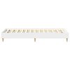 vidaXL Bed Frame No Mattress White 90x190 cm Single Engineered Wood