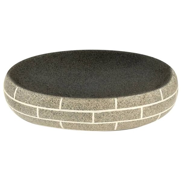 vidaXL Countertop Basin Multicolour Oval 59x40x15 cm Ceramic