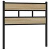vidaXL Replace Headboard Sonoma Oak 90 cm Iron and Engineered Wood