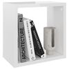 vidaXL Wall Cube Shelves 6 pcs High Gloss White 26x15x26 cm