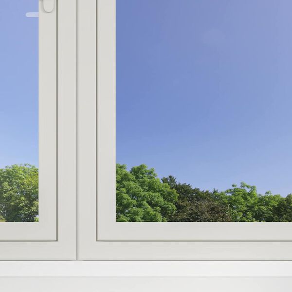 vidaXL Solar Film Static Reflective Effect Silver 60x2000 cm PVC