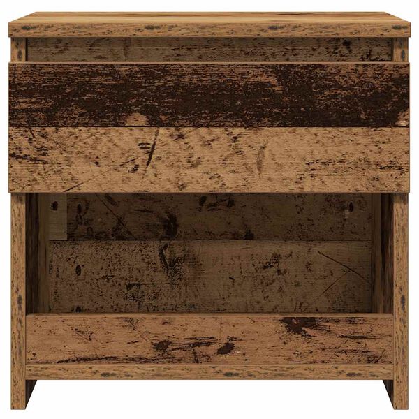vidaXL Bedside Cabinet Old Wood 40x30x39 cm Engineered Wood
