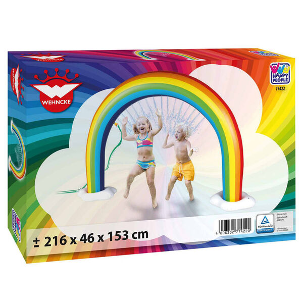 Happy People Inflatable Rainbow Sprinkler 216x46x153 cm