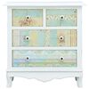 vidaXL Sideboard with 4 Drawers White 65.5x35x68 cm MDF
