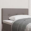 vidaXL Headboard with Headboard Taupe 90 cm Faux Leather