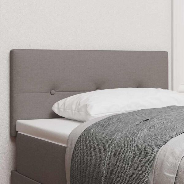 vidaXL Headboard with Headboard Taupe 90 cm Faux Leather