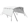 vidaXL 4-bow Bimini Top with Sidewalls 243x(185-198)x137 cm