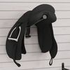 vidaXL Foldable Saddle Rack Wall Mounted Black Iron