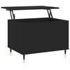 vidaXL Coffee Table Black 60x44,5x45 cm Engineered Wood