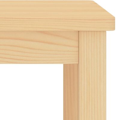 vidaXL Bedside Cabinet Light Wood 35x30x47 cm Solid Pinewood