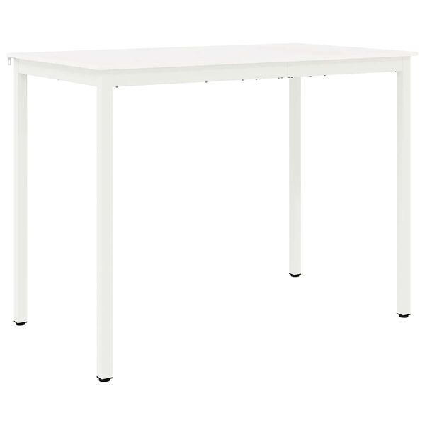 vidaXL Bar Table White 140 x 80 x 105 cm Solid Pine Wood