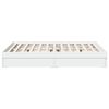vidaXL Bed Frame with Drawers without Mattress White 120x190 cm Small Double