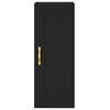 vidaXL Highboard Black 34.5x34x180 cm Engineered Wood