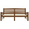 vidaXL Bed Frame without Mattress Honey Brown Solid Pinewood 120x200 cm