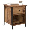 vidaXL Bedside Cabinet Old Wood 40 x 42 x 50 cm Engineered Wood