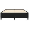 vidaXL Bed Frame without Mattress Black 135x190 cm Double Double Fabric