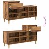 vidaXL Shoe Cabinet Old Wood 102 x 36 x 60 cm Engineered Wood