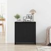 vidaXL Sideboard Black Oak 70x41x75 cm Engineered Wood