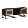 vidaXL TV Cabinet 120x30x40 cm Rough Mango Wood