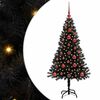 vidaXL Christmas Tree Black 120 cm PVC