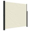 vidaXL Retractable Side Awning Cream 180x500 cm