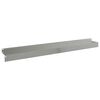 vidaXL Lawn Edging 20 pcs 100 x 10 x 8 cm Steel Silver