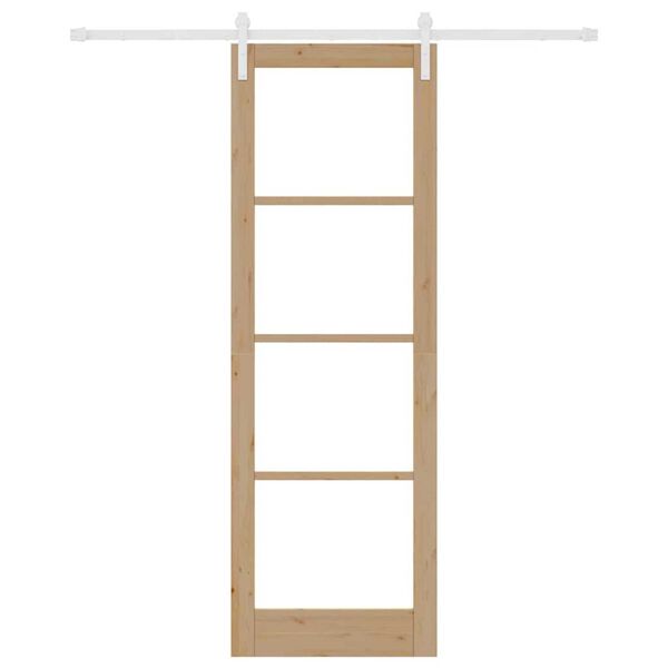 vidaXL Sliding Door ORKDAL Natural 78 x 232 cm