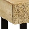 vidaXL Console Table Solid Mango Wood 102x30x79 cm