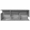 vidaXL Wall Cabinet 80x20x30 cm Grey Sonoma Engineered Wood