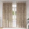 vidaXL Velvet Curtains 2 pcs Champagne 245 x 140 cm Velvet