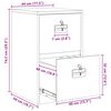 vidaXL File Cabinet Geometric Pink 44 x 50 x 74.5 cm Cold-Rolled Steel