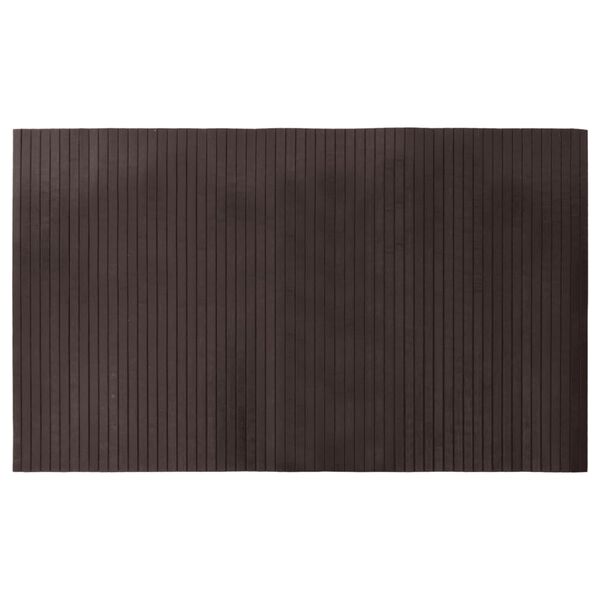 vidaXL Rug Rectangular Dark Brown 60x100 cm Bamboo