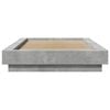 vidaXL Bed Frame without Mattress Concrete Grey 75x190 cm Small Single