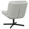 vidaXL Swivel Chair Cloud Grey 63 x 75 x 76 cm Fabric