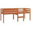 vidaXL High Sleeper Bed without Mattress Wax Brown 90x200 cm Solid Wood