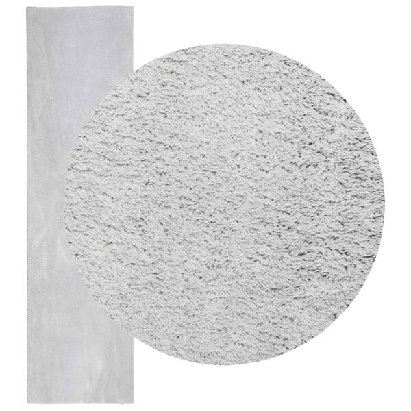 vidaXL Area Rugs Rectangular HUARTE Grey 300 x 80 cm Polyester