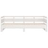 vidaXL Pull-out Day Bed without Mattress White 2x(80x200) cm